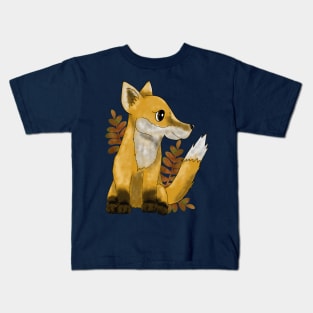 Cute autumn fox Kids T-Shirt